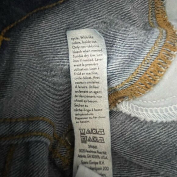 🌼Spanx Jeans Women's Size L Blue Slimming Stretch Dark Wash Denim High Rise🌼🌼 - Picture 16 of 16